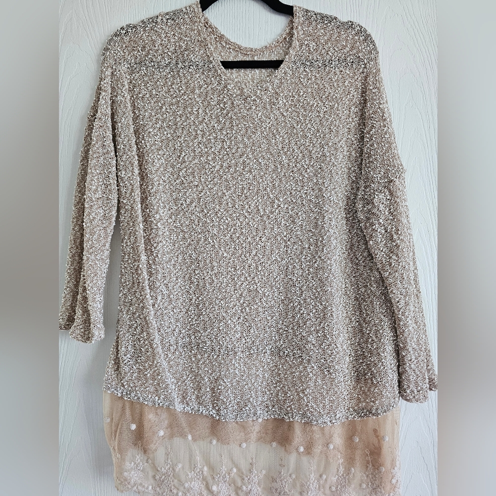 Sheer lacey blouse